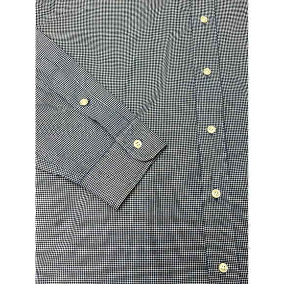 Ralph Lauren Ellington Mens XL Gingham Button Down Long Sleeve Shirt Blue - Picture 3 of 9